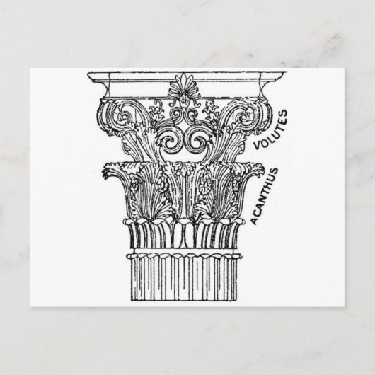 Carte Postale Colonne grecque (Devant)