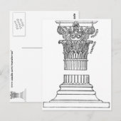 Carte postale Colonne grecque (Devant / Derrière)