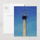 Carte Postale Colonne Nelsons Londres (Devant / Derrière)