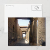 Carte Postale colonne philae (Devant / Derrière)