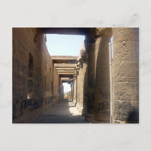 Carte Postale colonne philae (Devant)
