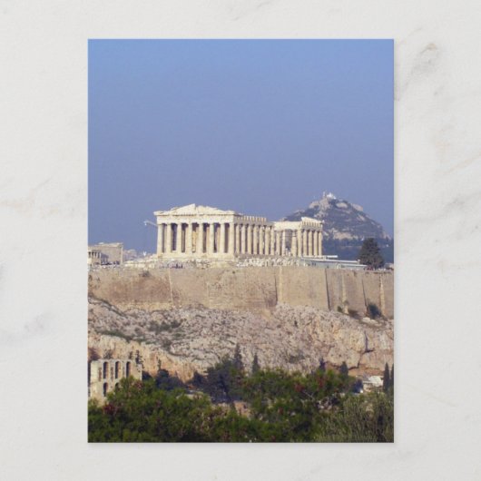 Carte Postale colonnes acropolis (Devant)