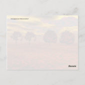 Carte Postale Colonnes d'automne Maple Trees Cadeaux d'art (Dos)