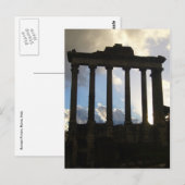 Carte Postale colonnes romaines (Devant / Derrière)