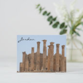 Carte Postale colonnes romaines jerash (Debout devant)