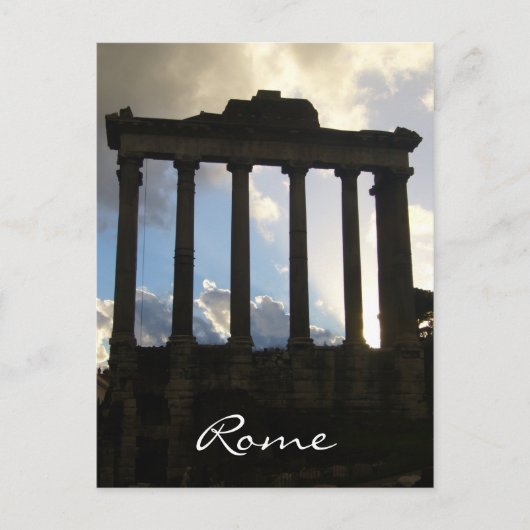 Carte Postale colonnes rome (Devant)
