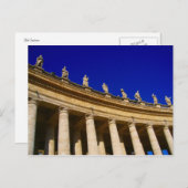 Carte Postale colonnes vaticanes (Devant / Derrière)