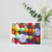 Carte Postale Color Your Life Postcard (Debout devant)