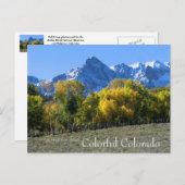 Carte postale Colorado (Devant / Derrière)