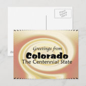 Carte Postale Colorado (Devant / Derrière)