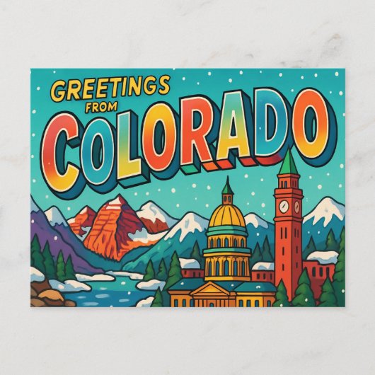 Carte postale COLORADO (Devant)