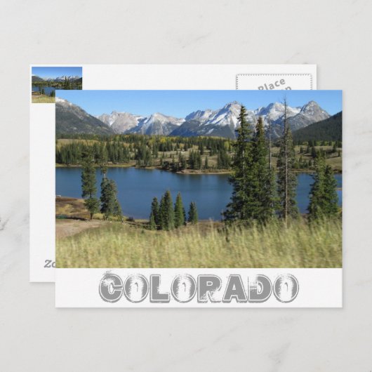 Carte postale Colorado (Devant / Derrière)