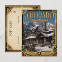 Colorado Art Déco vintage de l'âge d'or