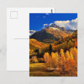 Carte Postale Colorado automne (Devant / Derrière)