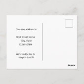 Carte Postale Colorado Bunting Columbine Moving Faire-part (Dos)