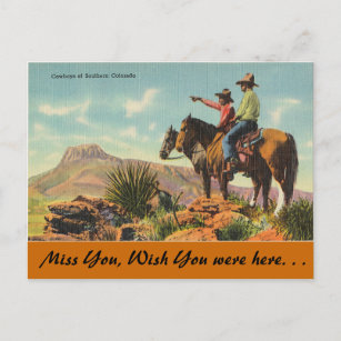 Carte Postale Colorado, Cowboys du sud du Colorado