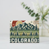 Carte Postale Colorado de Grunge (Debout devant)