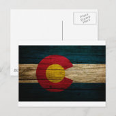 Carte Postale Colorado Flag (Devant / Derrière)