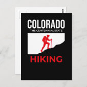 Carte Postale Colorado Hiking – The Centennial State USA (Devant / Derrière)
