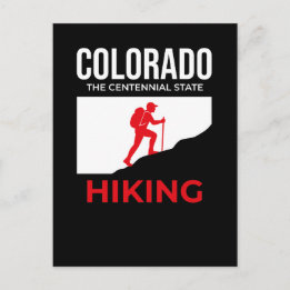 Carte Postale Colorado Hiking – The Centennial State USA