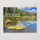 Carte Postale Colorado Lily Pad Roctains (Devant)