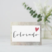 Carte Postale Colorado Love (Debout devant)