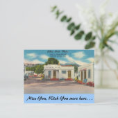 Carte Postale Colorado, motel Pikes Peak (Debout devant)