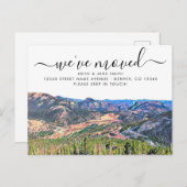 Carte postale Colorado Moving Faire-part (Devant / Derrière)