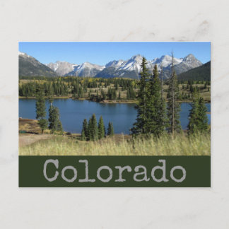 Carte postale Colorado Pittoresque Lake & Mountain