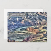 Carte Postale Colorado River (Devant / Derrière)