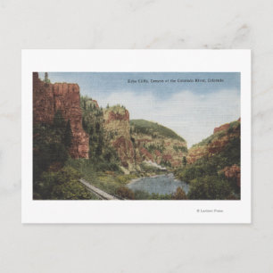Carte Postale Colorado River, CO - Falaises d'Echo
