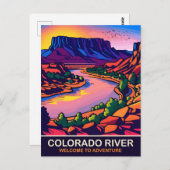 Carte Postale Colorado River, Travel (Devant / Derrière)