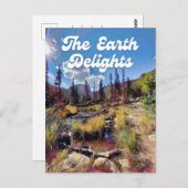 Carte postale Colorado Rocky Mountain Creek (Devant / Derrière)