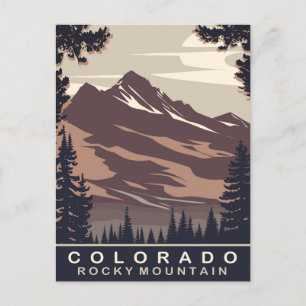 Carte Postale Colorado, Rocky Mountain, Voyage