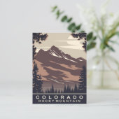 Carte Postale Colorado, Rocky Mountain, Voyage (Debout devant)