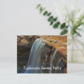 Carte Postale Colorado Seven Fall's POST CARD (Debout devant)