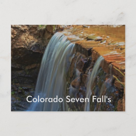 Carte Postale Colorado Seven Fall's POST CARD (Devant)