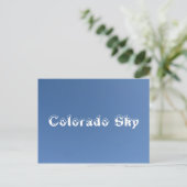 Carte Postale Colorado Sky (Debout devant)