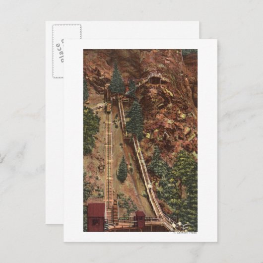 Carte Postale Colorado Springs, CO (Devant / Derrière)