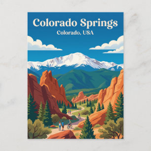 Carte Postale Colorado Springs Colorado