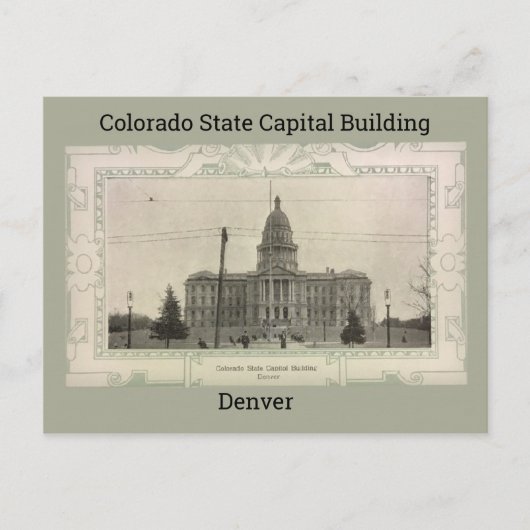 Carte Postale Colorado State Capital Building (Devant)