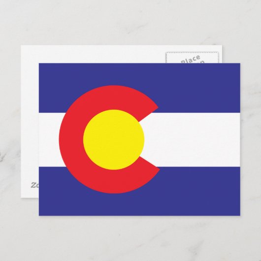 Carte Postale Colorado State Flag.png (Devant / Derrière)