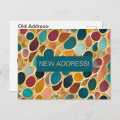Carte Postale Colorado turquoise et vin Changement d'adresse (Devant / Derrière)