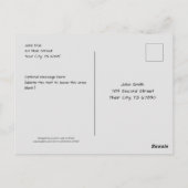 Carte Postale Coloration de la page de Merci "essentielle" (Dos)