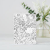 Carte Postale Coloration du marché de fleur (Debout devant)