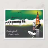 Carte Postale coloré. (Devant)