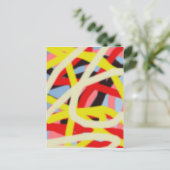 Carte Postale coloré 8773 art abstrait (Debout devant)