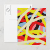 Carte Postale coloré 8773 art abstrait (Devant / Derrière)