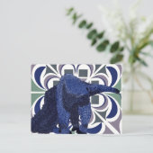 Carte Postale Coloré Abstrait Anteater géant Faune (Debout devant)