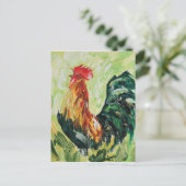 Carte Postale Coloré Keith le RoosterRooster (Debout devant)